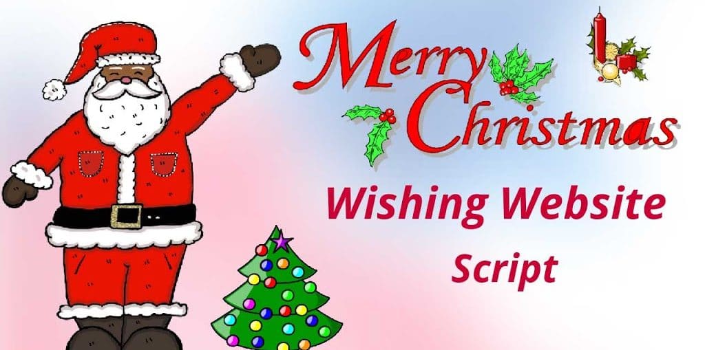 Merry-Christmas-Wishing-Website-Script